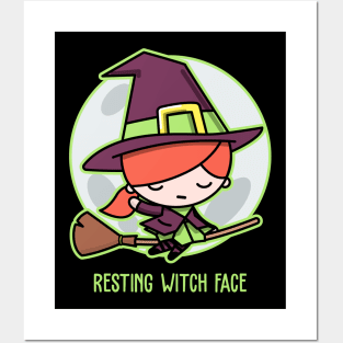 Resting witch face Posters and Art